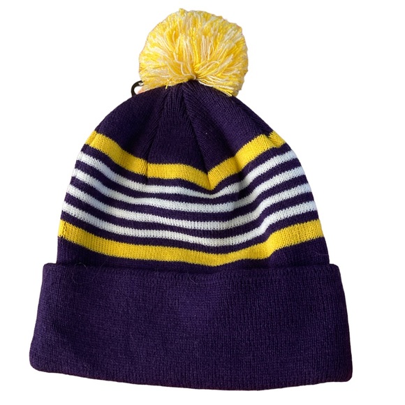 Lakers NBA Men’s Beanie with pom pom NWT - Picture 2 of 3